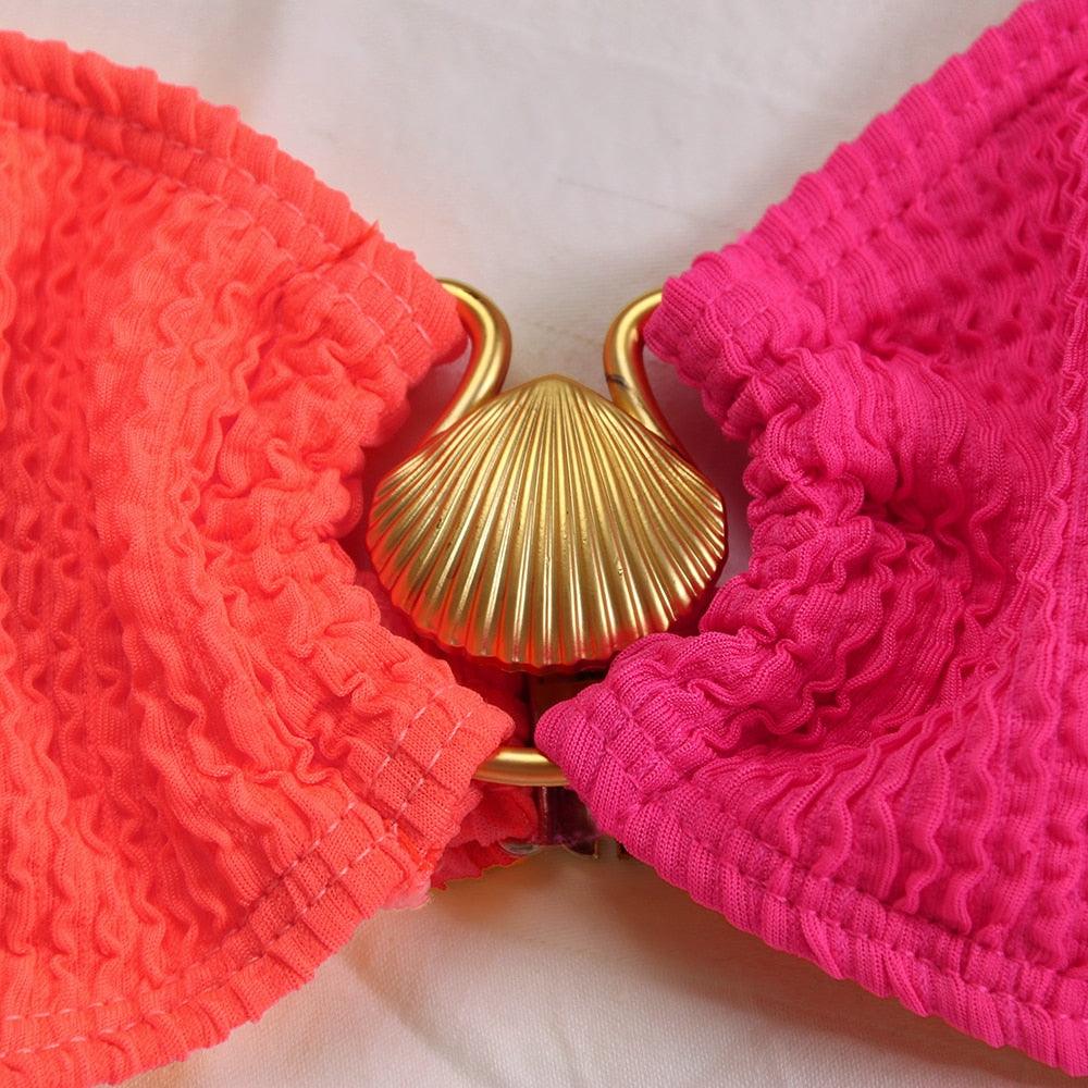 50% RABATT | Lilian | Buntes Bikini-Set