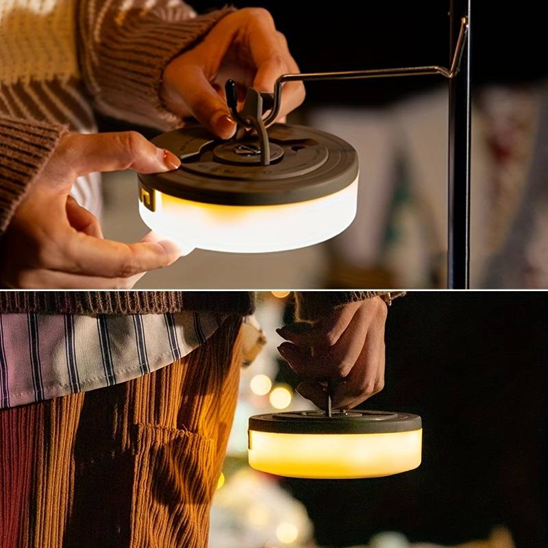 LED Camping Lichterkette wasserdicht mit USB-Lampe, Outdoor Beleuchtung für Zelt, Garten, Terrasse und Party Dekoration