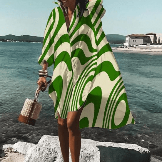 Elle&Vire | Unique Print Knielanges Kleid