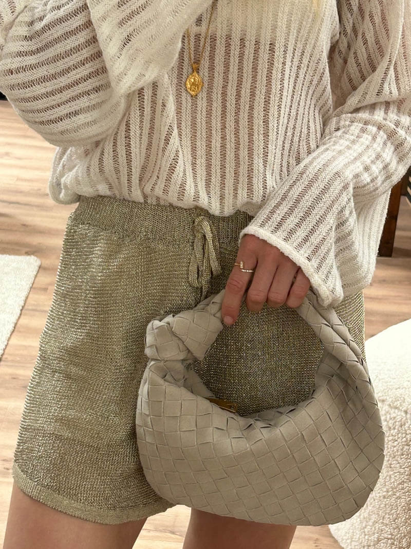 Elsa | Modische Mini-Wildledertasche