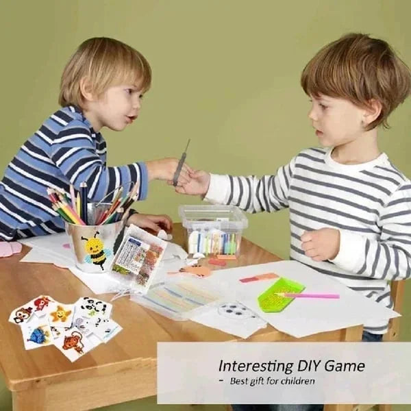 KrystalKids® | SparkArt Diamant Malset – kindgerechtes Basteln & Glitzereffekt