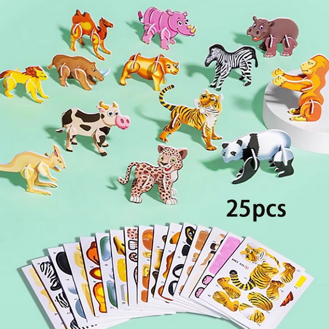 15+10 GRATIS | EduCraft® | 3DPlay Bildungs-3D-Puzzle – Spaß & Lernen kombiniert