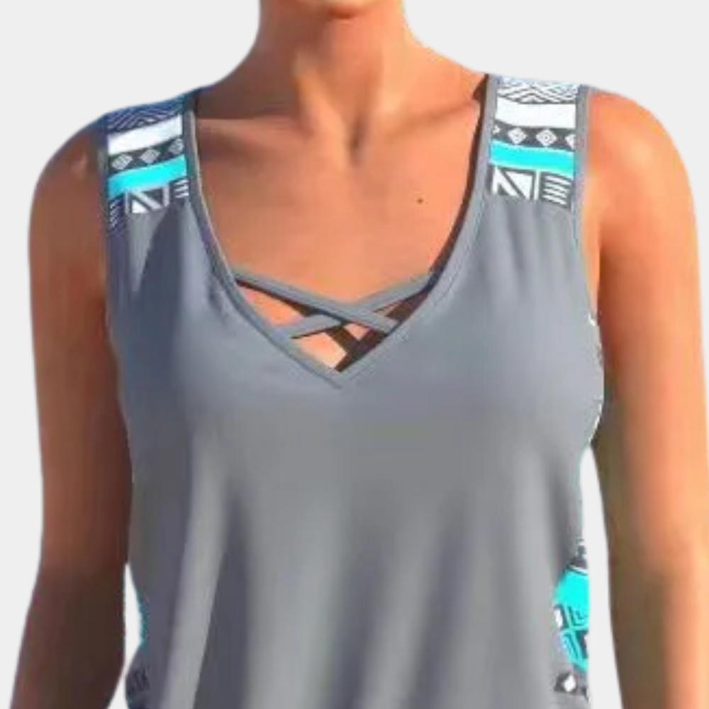 Rida | Figurschmeichelnder Verstellbarer Tankini Set
