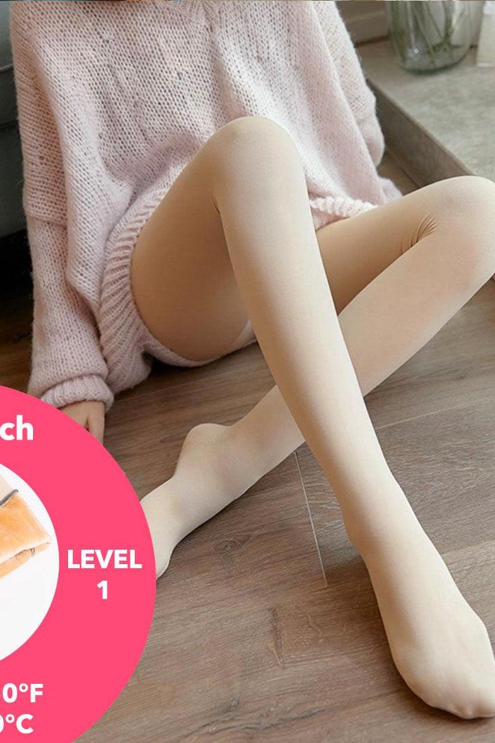Clara™ Wärmetechnologie Transluzente Superstretch-Tights Leggings