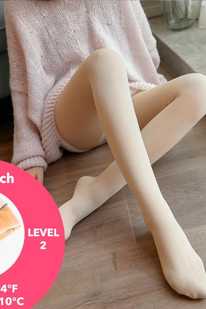 Clara™ Wärmetechnologie Transluzente Superstretch-Tights Leggings