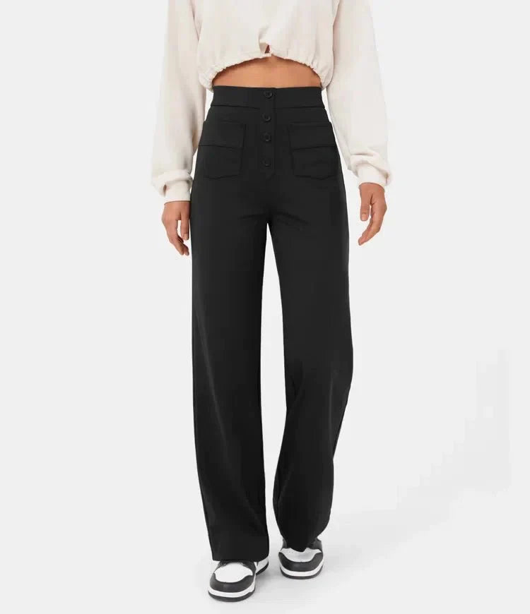 FlexElegance™ | Elastische Freizeithose mit hoher Taille