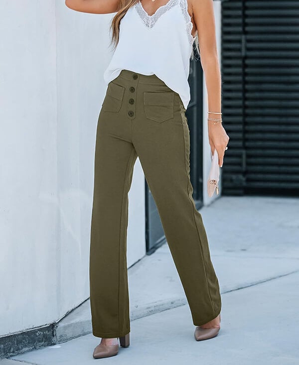 FlexElegance™ | Elastische Freizeithose mit hoher Taille