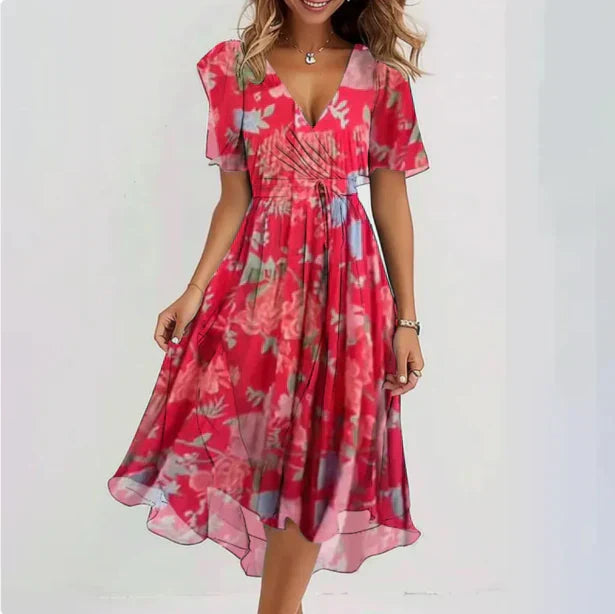 Chivana™ | Schickes Damen-Kleid mit V-Ausschnitt