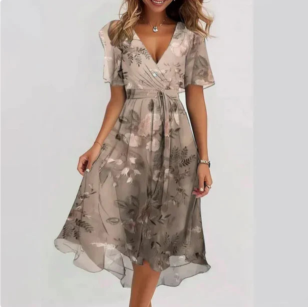 Chivana™ | Schickes Damen-Kleid mit V-Ausschnitt
