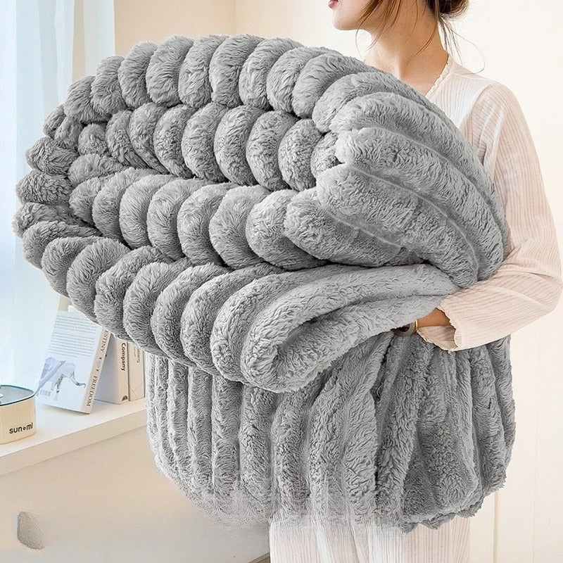 FluffyWrap™ | Kuschelige Bettlakenabdeckung Plüschdecke