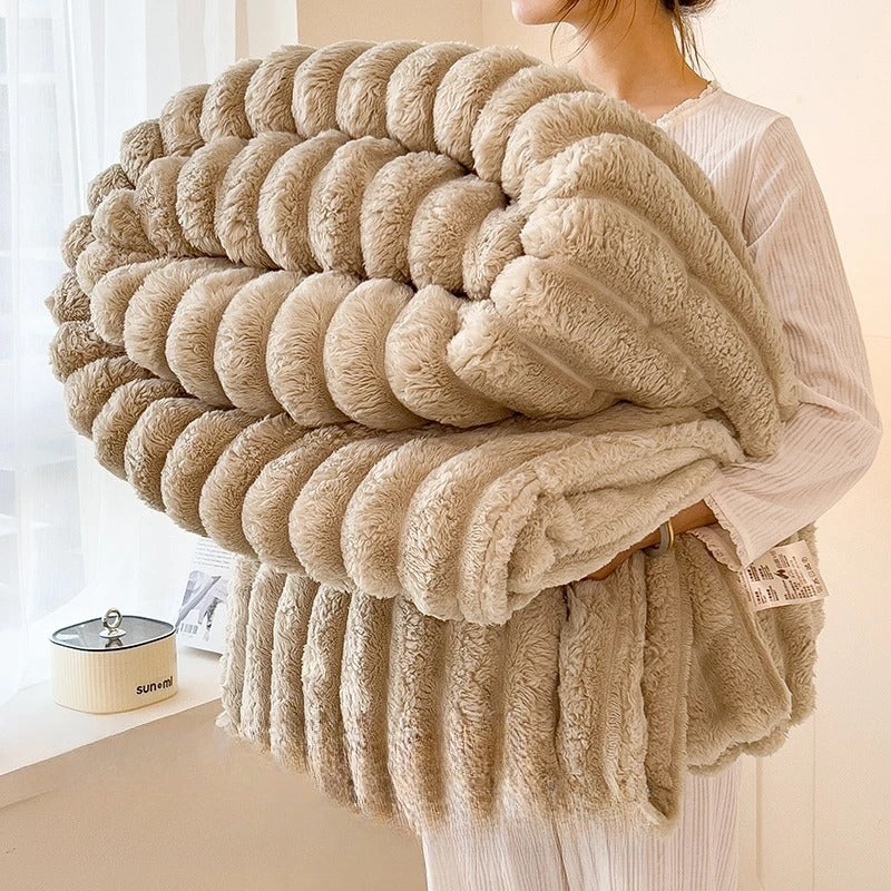 FluffyWrap™ | Kuschelige Bettlakenabdeckung Plüschdecke