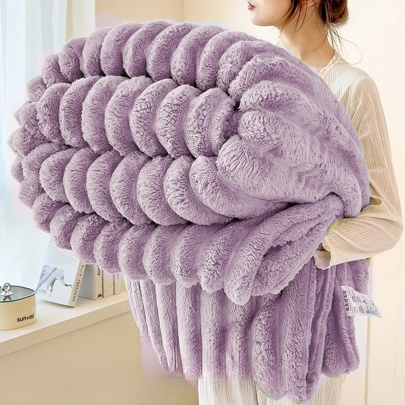 FluffyWrap™ | Kuschelige Bettlakenabdeckung Plüschdecke