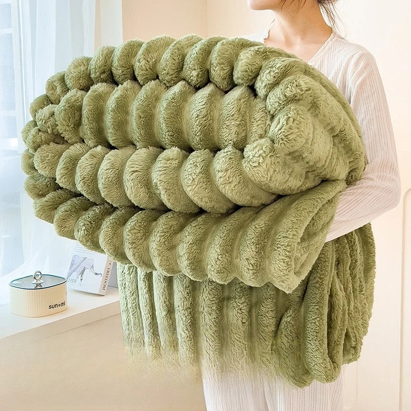 FluffyWrap™ | Kuschelige Bettlakenabdeckung Plüschdecke