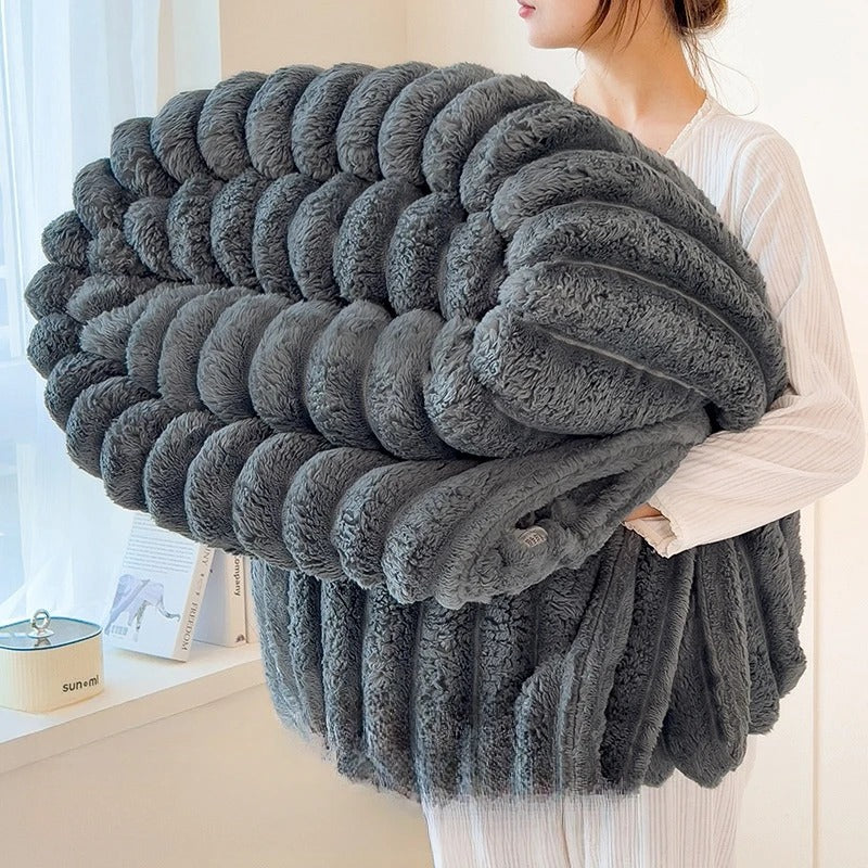 FluffyWrap™ | Kuschelige Bettlakenabdeckung Plüschdecke