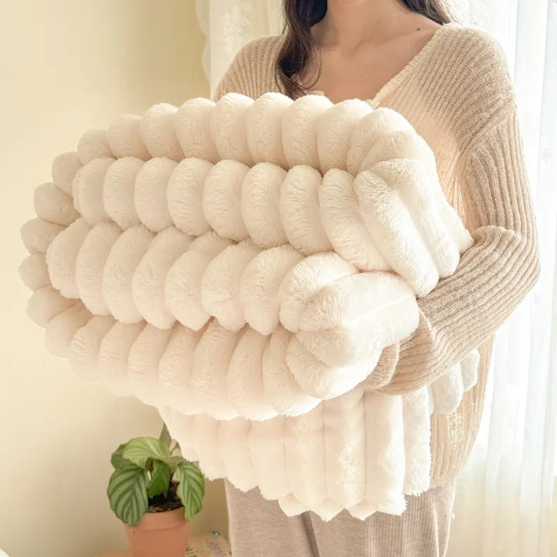 FluffyWrap™ | Kuschelige Bettlakenabdeckung Plüschdecke