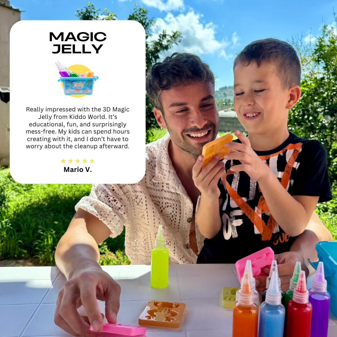 1+1 GRATIS | MagicJelly™ - Magischer Spielspaß für kreative Kinder – ohne Chaos!