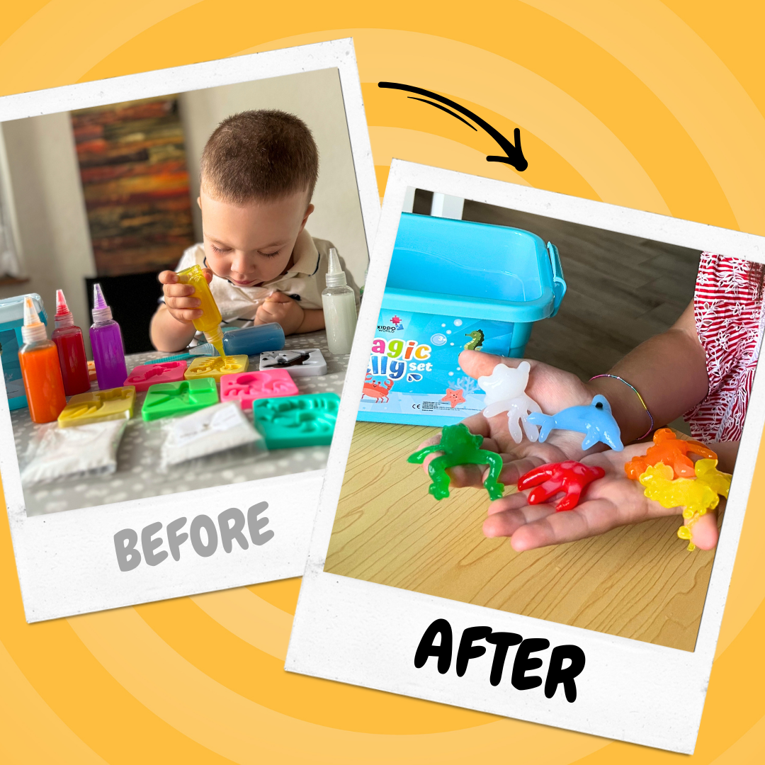 1+1 GRATIS | MagicJelly™ - Magischer Spielspaß für kreative Kinder – ohne Chaos!