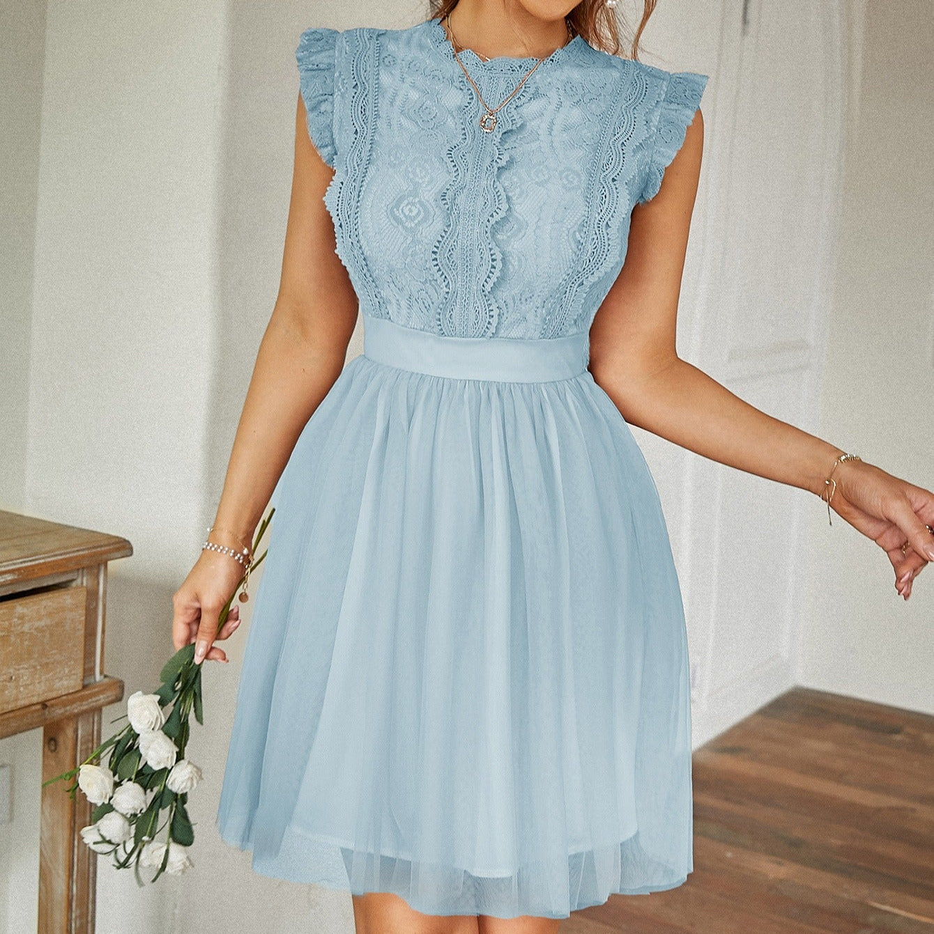Dentelisse™ | Romantisches Damen-Minikleid