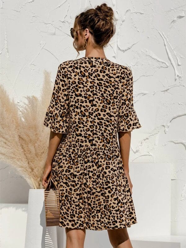 50% RABATT | CurveMuse™ | Stilvolles Print-Damen-Kleid