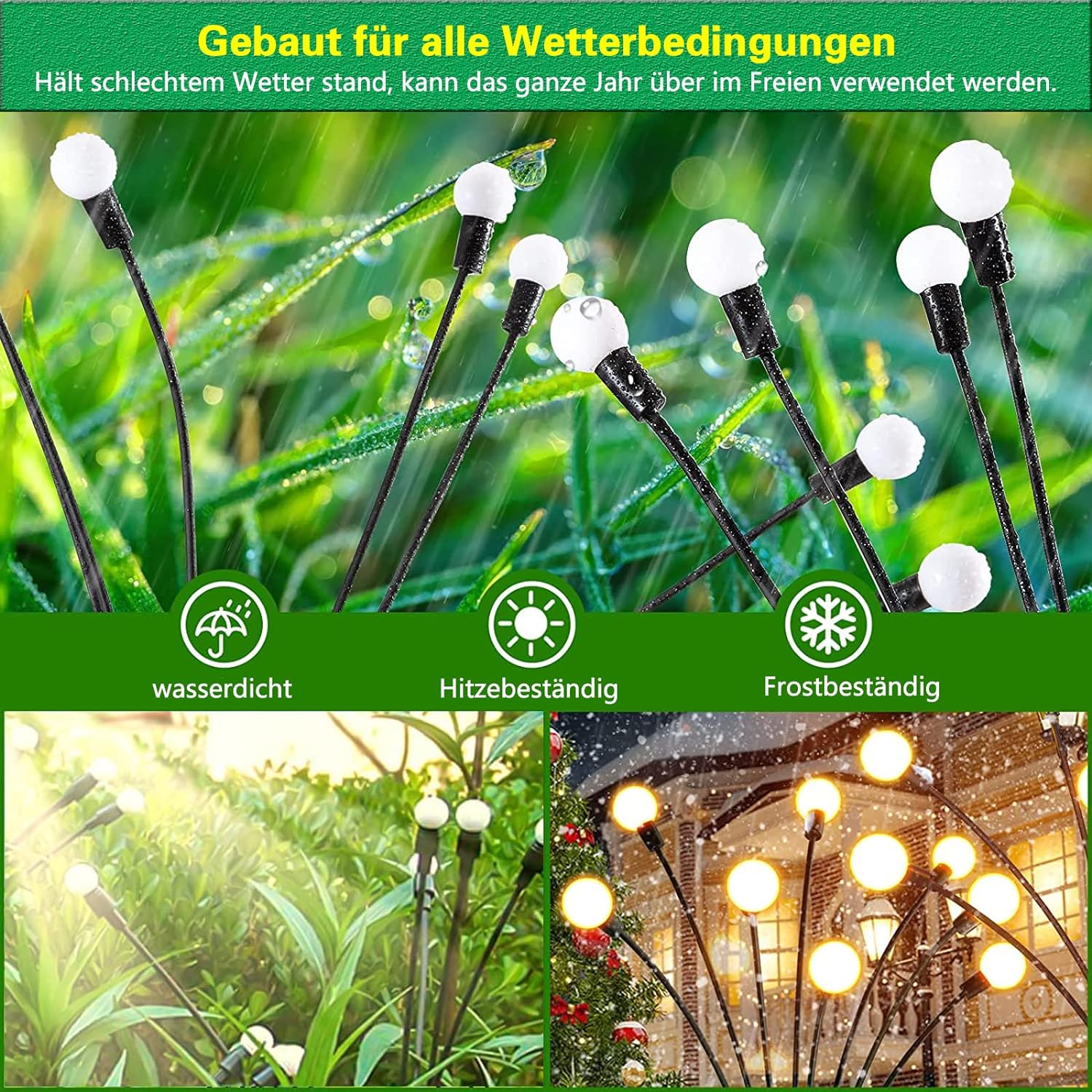 GlimmerGlow™ | Solarbetrieben, LED, Strahlend!