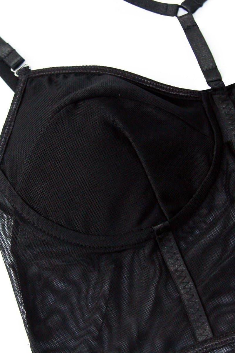 Els™ Mesh rückenfreies Cami-Top