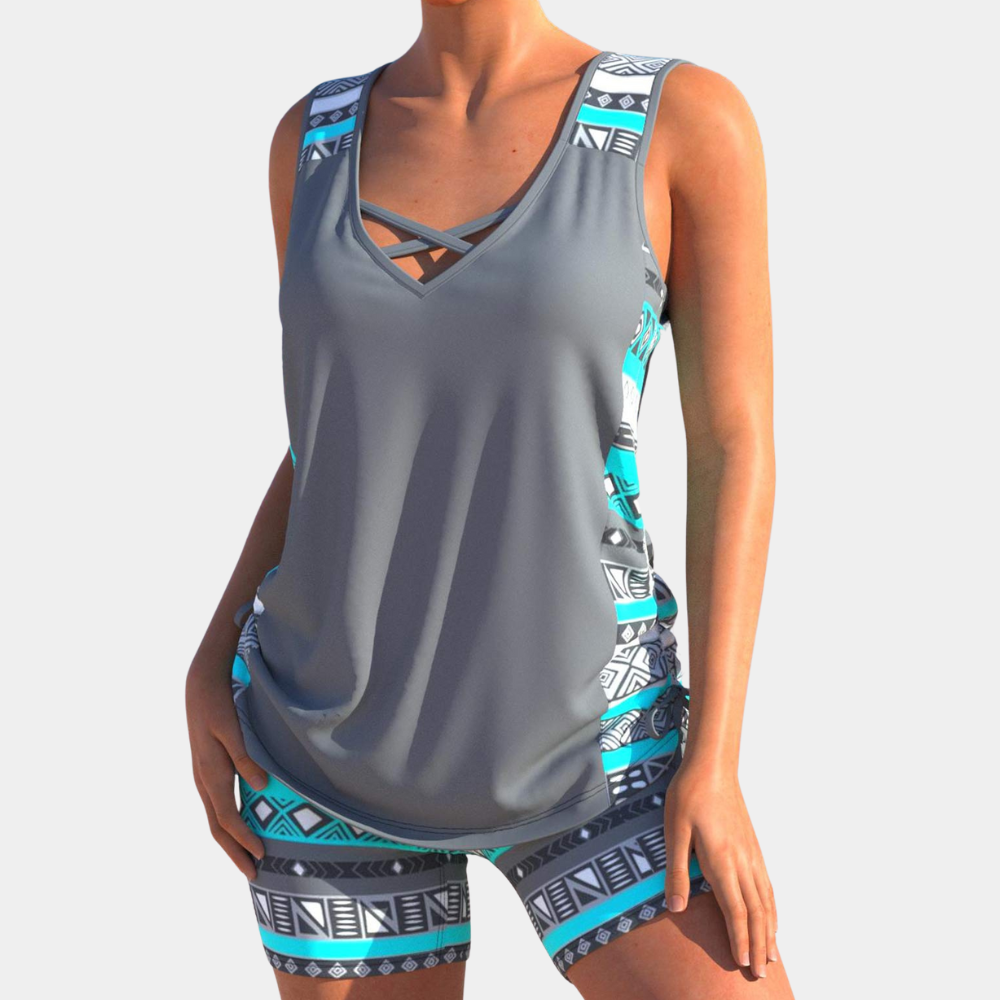 Rida | Figurschmeichelnder Verstellbarer Tankini Set