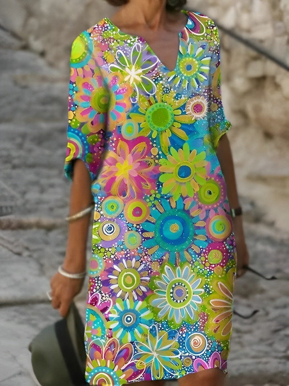 FloraMuse™ | Stilvolles Damenkleid