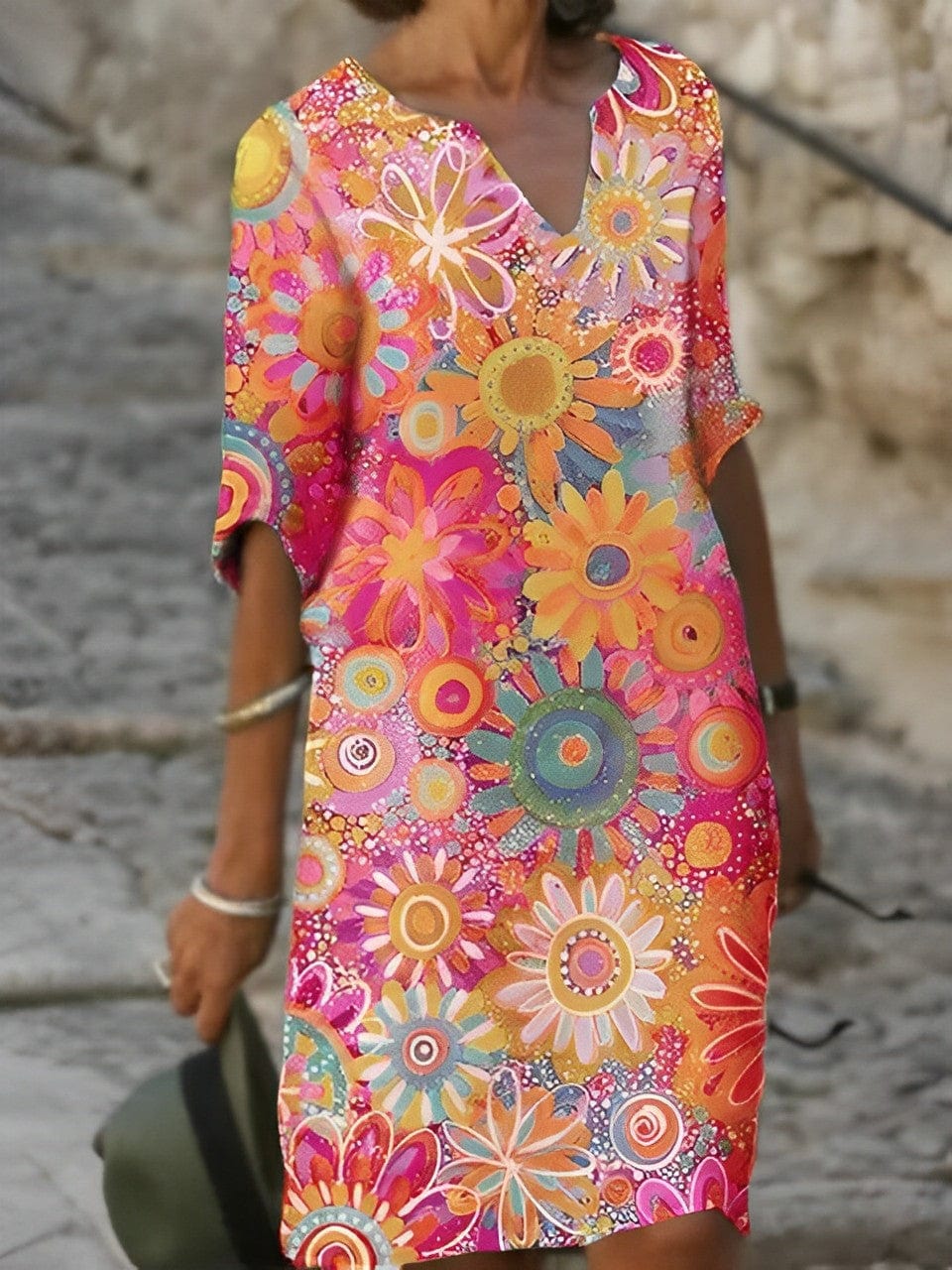 FloraMuse™ | Stilvolles Damenkleid