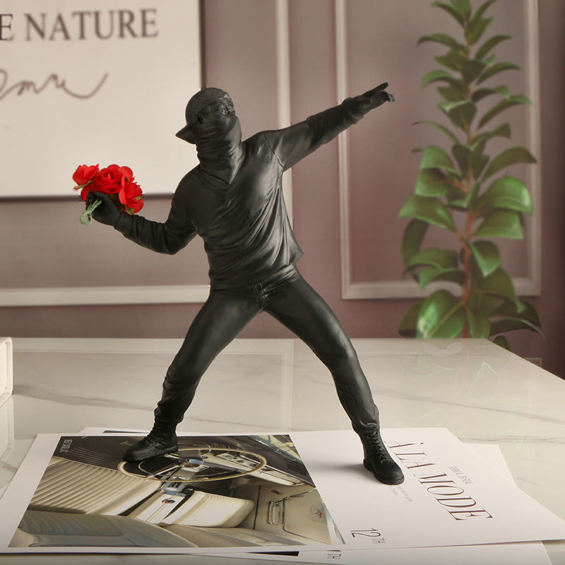 50% RABATT | Petalpunk™ | Banksy Blumen-Randalierer