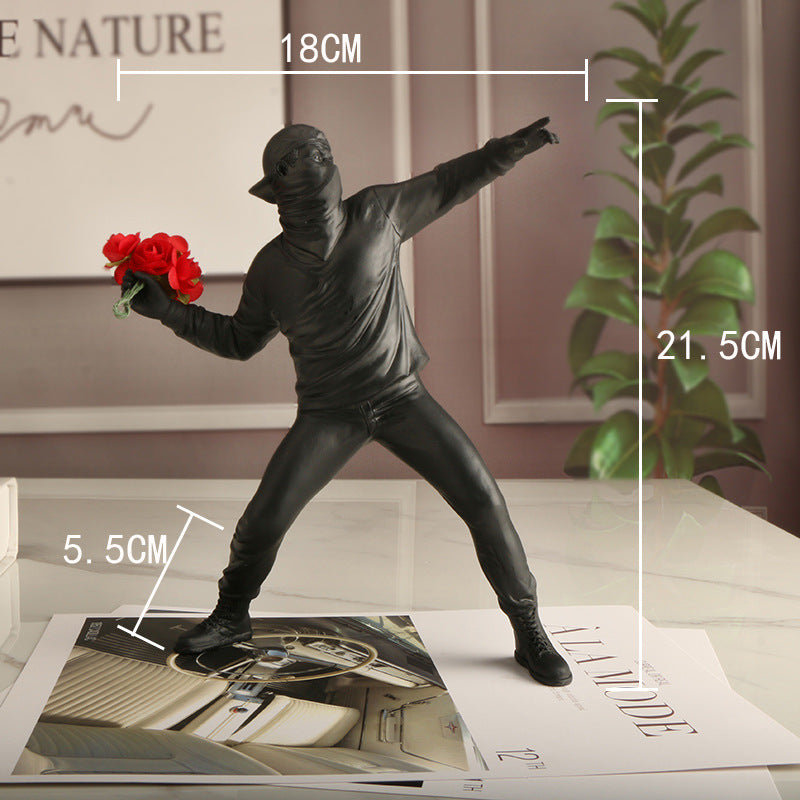 50% RABATT | Petalpunk™ | Banksy Blumen-Randalierer