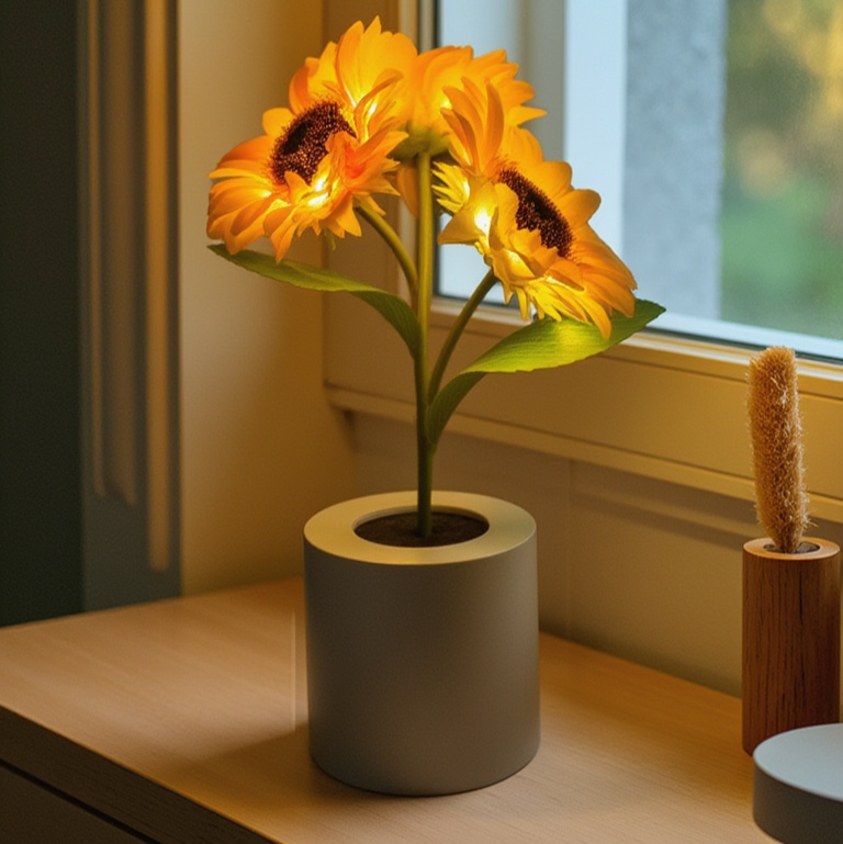 SunFlare™ | Sonnenblume Lampe