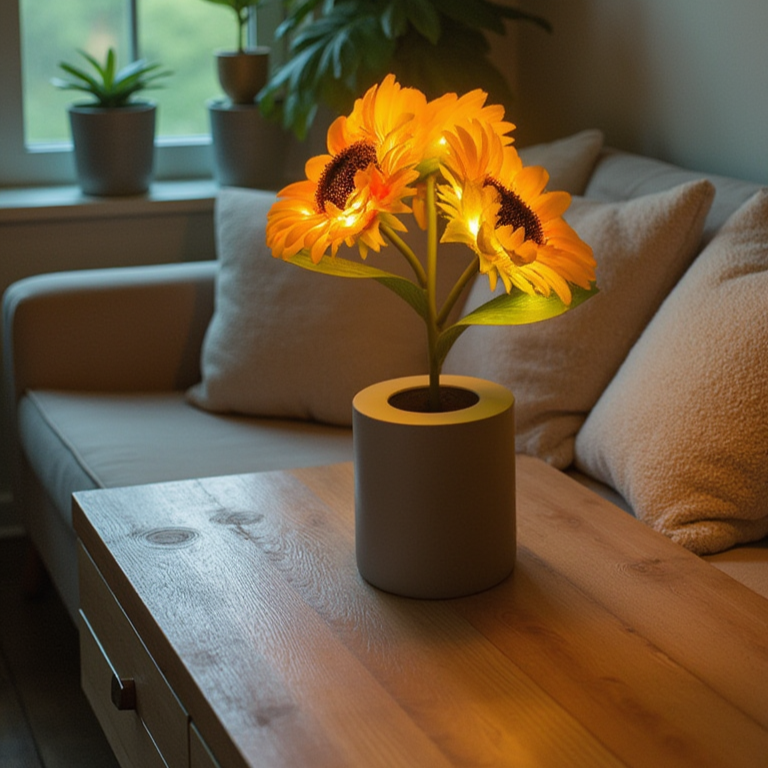 SunFlare™ | Sonnenblume Lampe