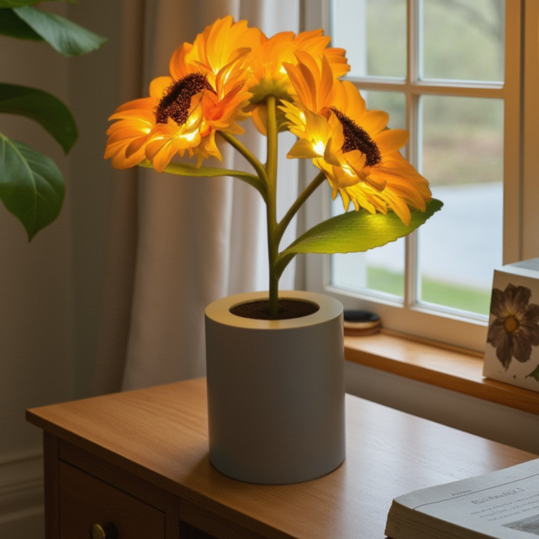 SunFlare™ | Sonnenblume Lampe