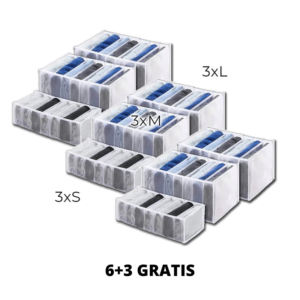 1+1 GRATIS | SchrankBuddy® | Tiefschubladen-Organizer