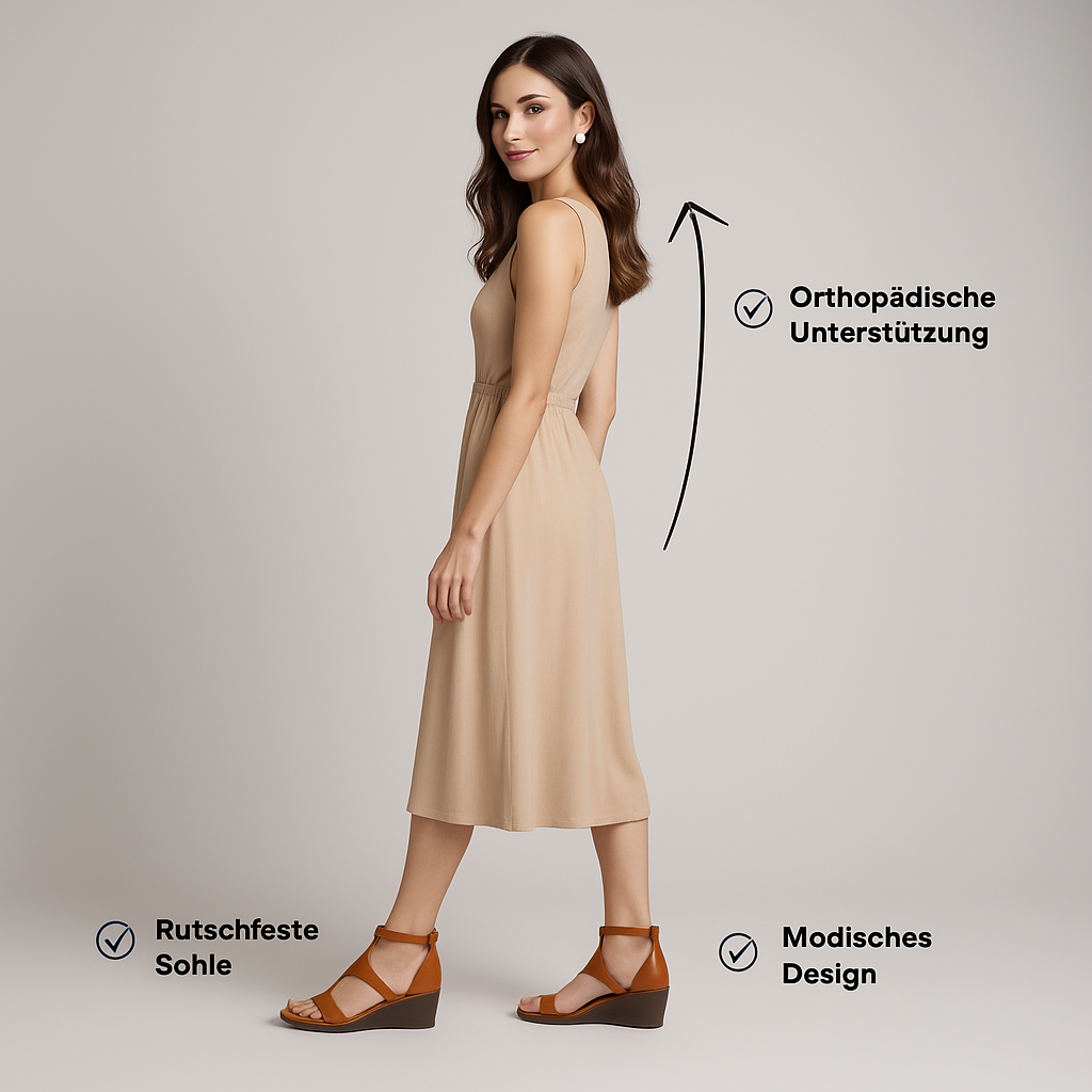 Benefits of the sandal. Orthopedic, anti-slip, fashionable.