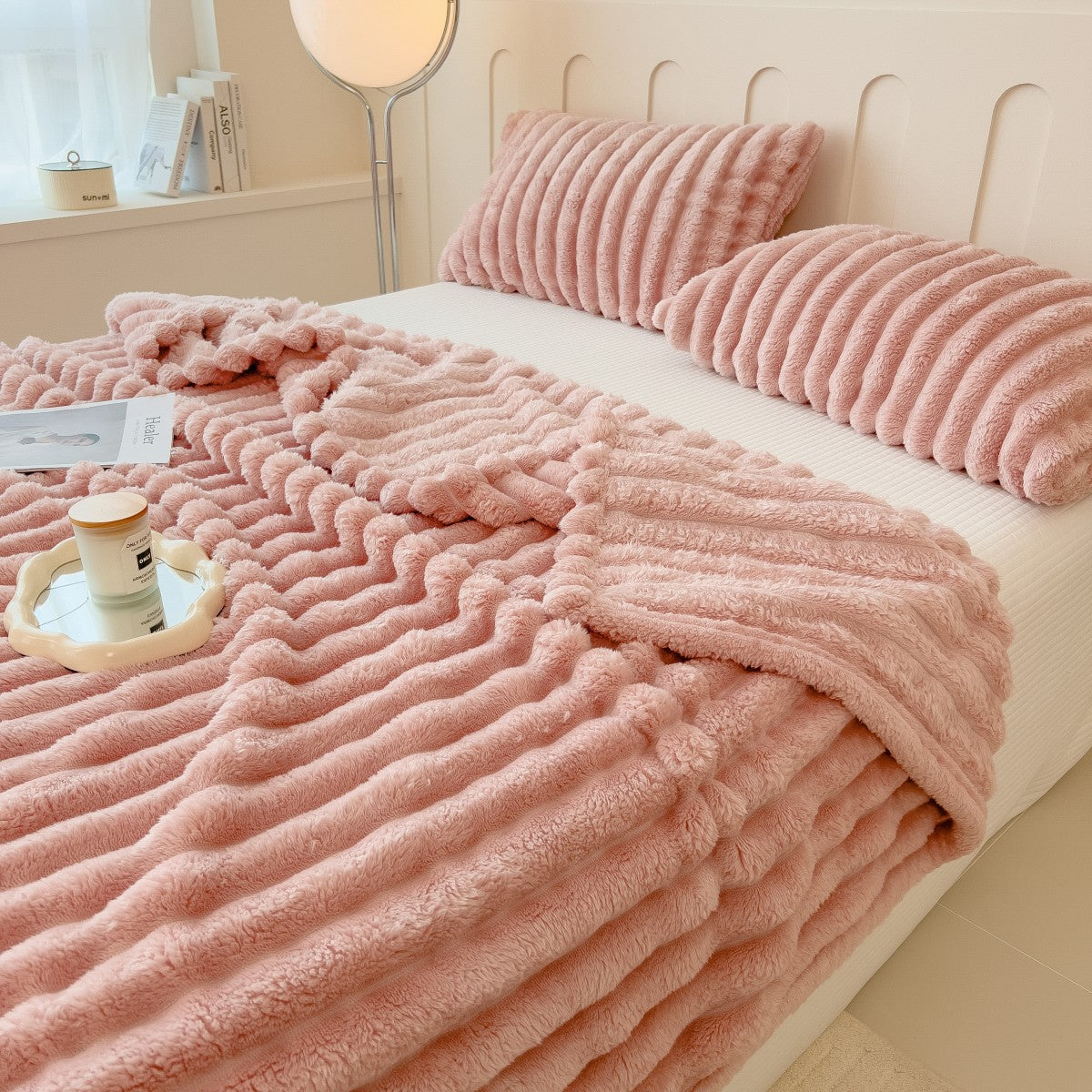 FluffyWrap™ | Kuschelige Bettlakenabdeckung Plüschdecke
