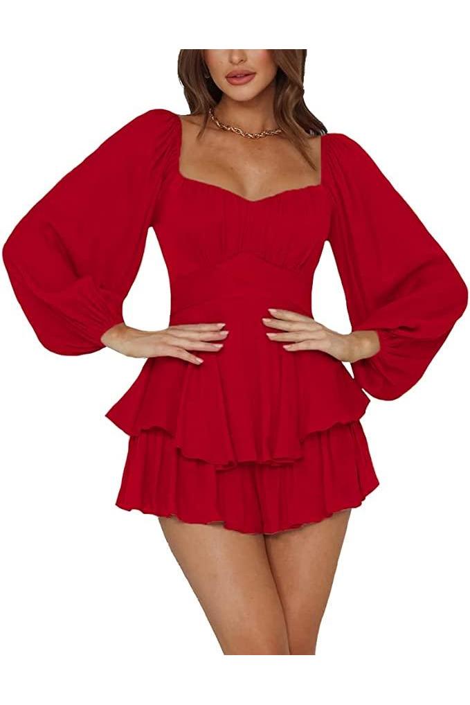 DeazyRomper™ Strampler Kleid Jumpsuit mit Rüschen