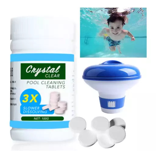 Chloriva™ | Pool Reinigung Tabletten schwimmende Chlor Hot Tub Chemical Dispenser Reiniger