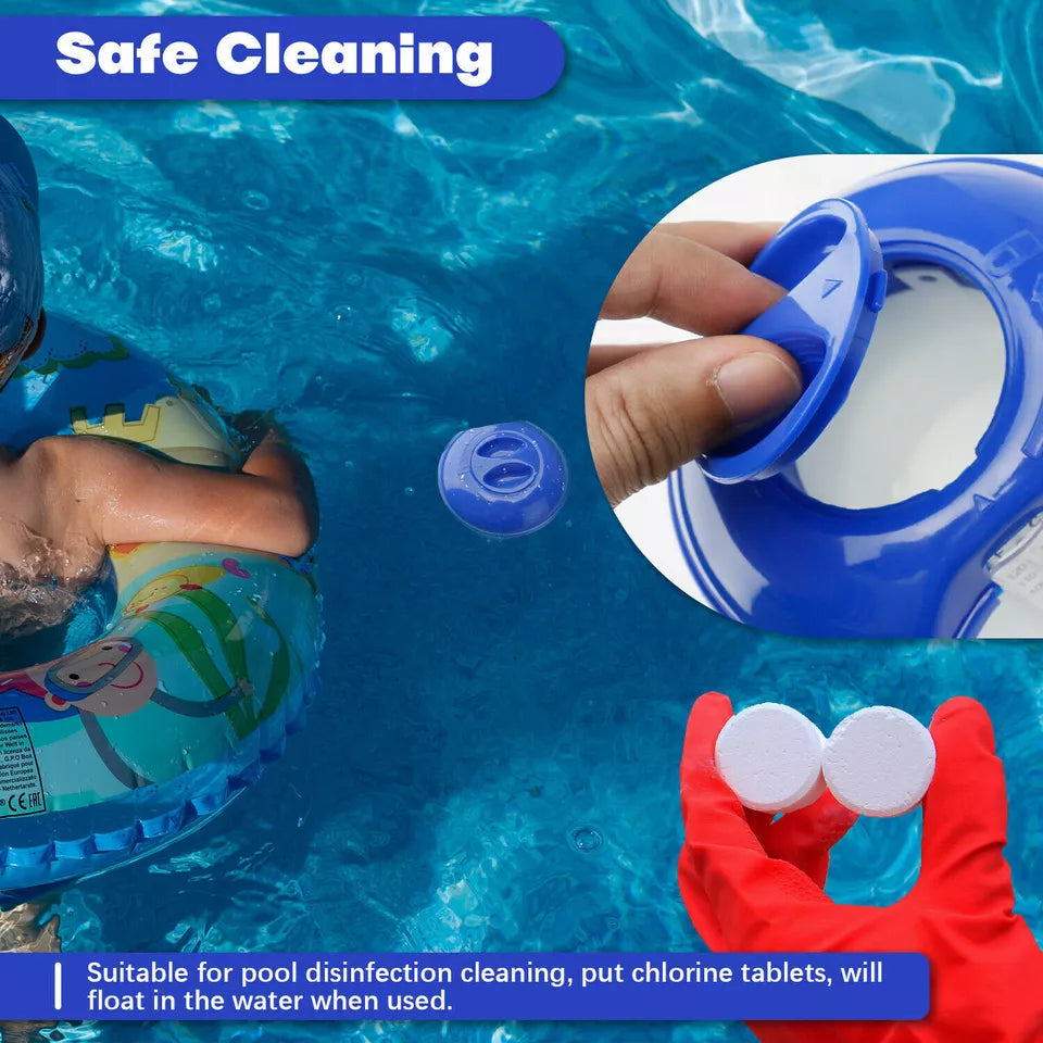 Chloriva™ | Pool Reinigung Tabletten schwimmende Chlor Hot Tub Chemical Dispenser Reiniger