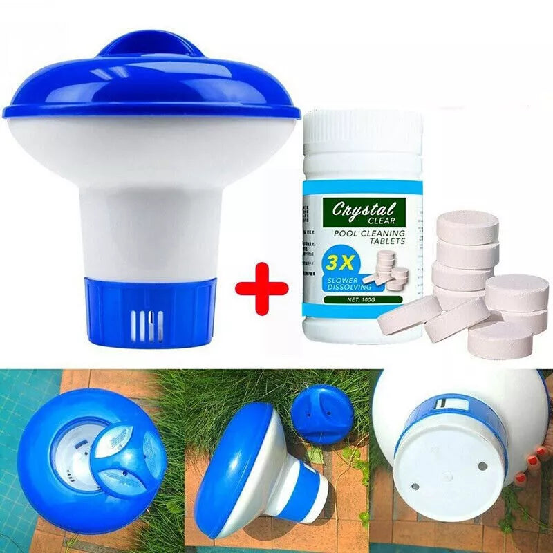 Chloriva™ | Pool Reinigung Tabletten schwimmende Chlor Hot Tub Chemical Dispenser Reiniger