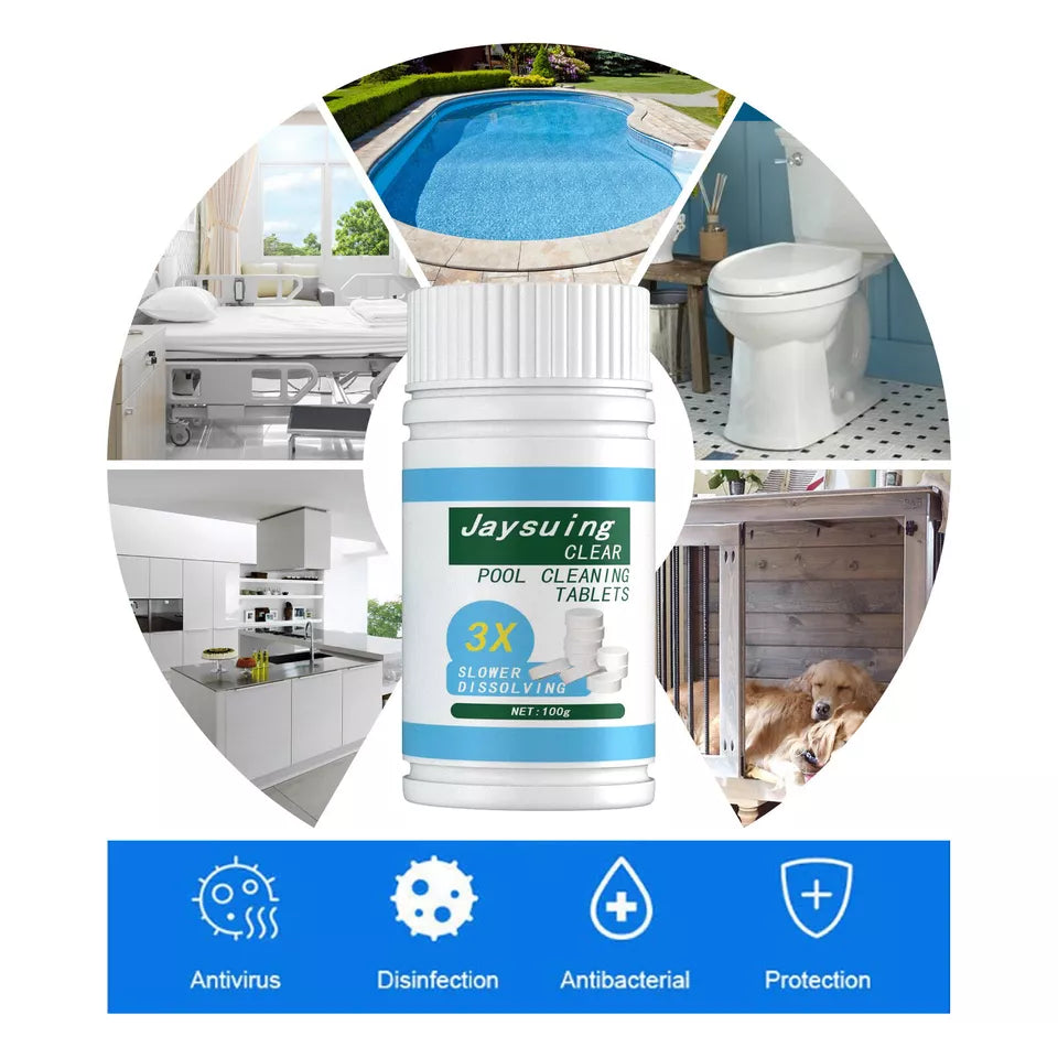 Chloriva™ | Pool Reinigung Tabletten schwimmende Chlor Hot Tub Chemical Dispenser Reiniger