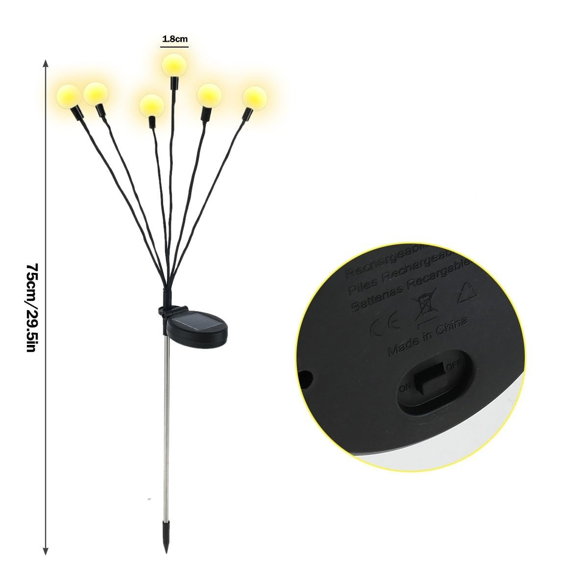 LumiFlare™ | Solar-Glühwürmchenlichter – wasserdichte LED-Außenleuchten
