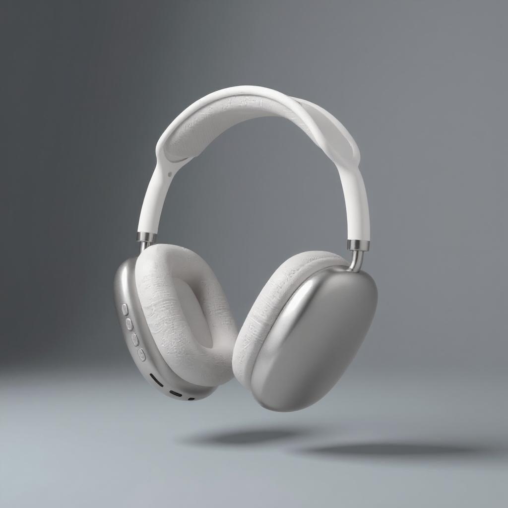 Stylische Over-Ear Bluetooth-Kopfhörer in mattem Dunkelblau mit gepolsterten Ohrmuscheln und verstellbarem Kopfbügel für komfortablen Sitz und immersiven Sound