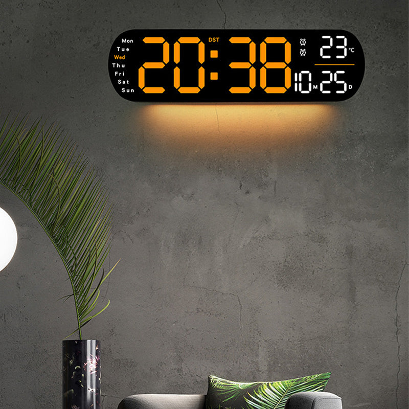 Zentime™ | SmartTime LED-Wanduhr – Zeit, Datum & Temperatur