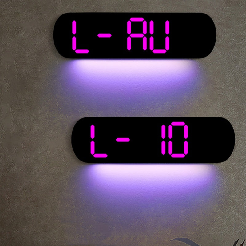 Zentime™ | SmartTime LED-Wanduhr – Zeit, Datum & Temperatur
