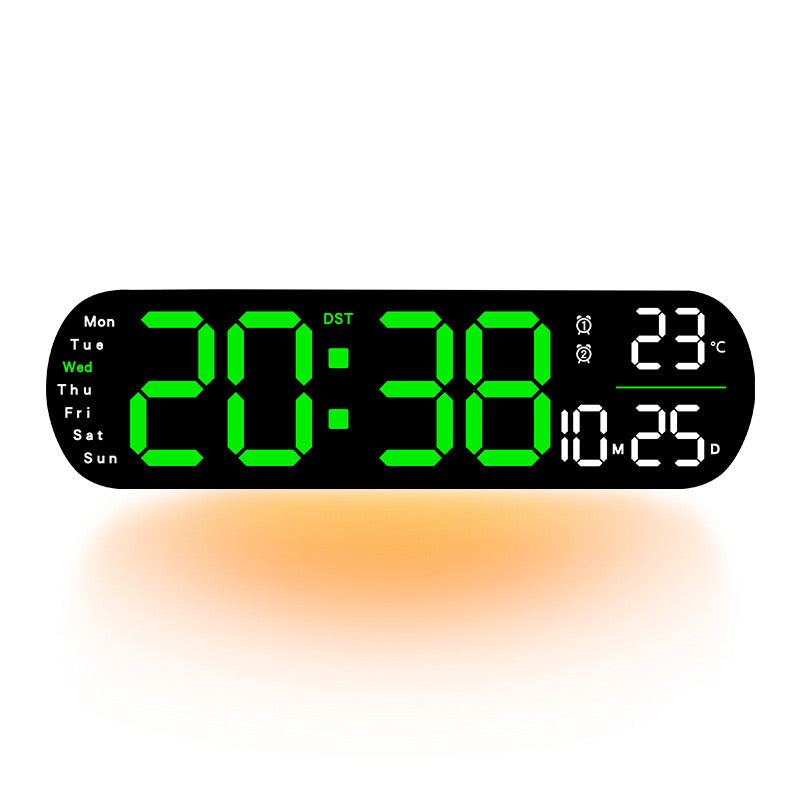 Zentime™ | SmartTime LED-Wanduhr – Zeit, Datum & Temperatur