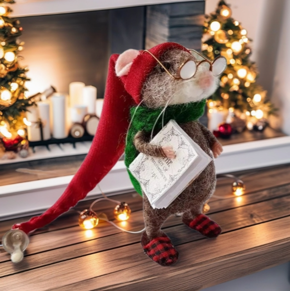 1+1 GRATIS | FeltMice® | HeartFuzz Handgemachte Filzmaus – liebevolles Unikat