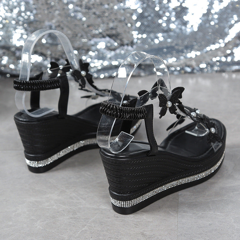 GlimmerWing™ | 2025 Neueste offene Schmetterlings-Pailletten-Sandalen