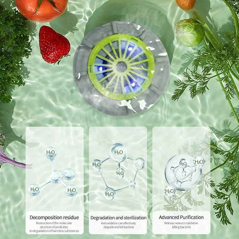 HydroPure™ | Tragbare Obst- & Gemüse-Waschmaschine