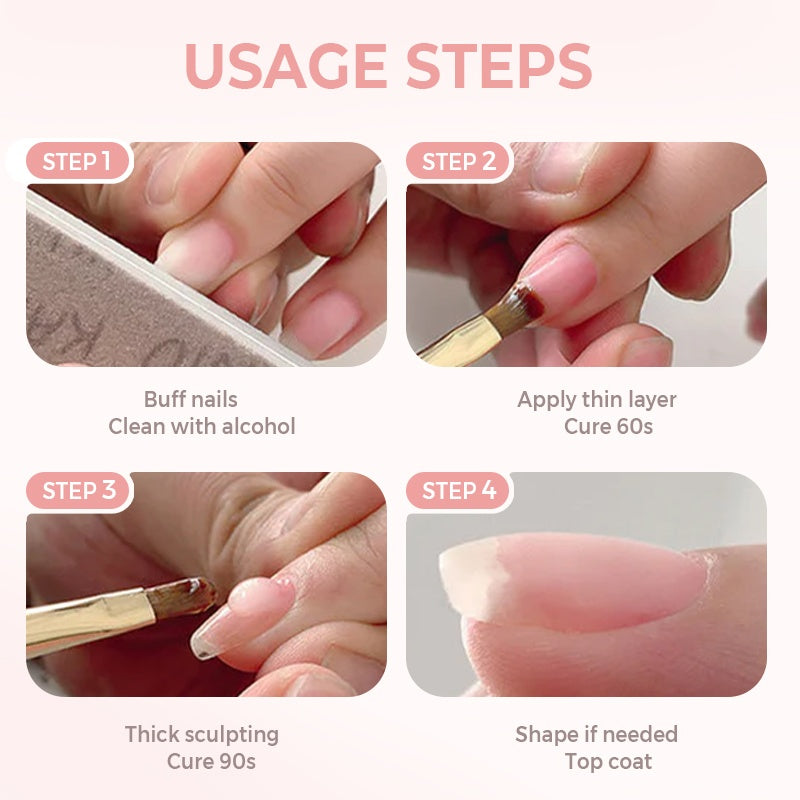 2+2 GRATIS | NailFlex™ Kristallklares Finish